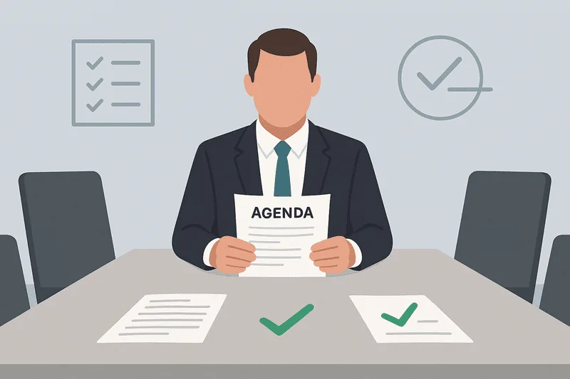 How to Chair a Meeting for Clear, Compliant Minutes